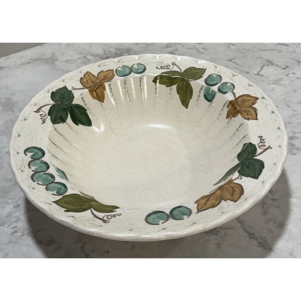 Vintage Vernon Ware Metlox California Vineyard 9" Serving Vegetable Bowl